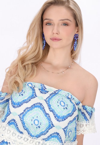 IZIA - Vestido 'Festival' en azul