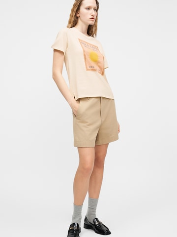 Weekend Max Mara Tričko 'PANTERA' – béžová