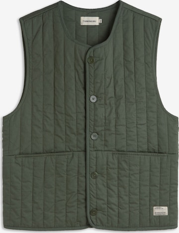 Gilet 'Jon' di Thinking MU in verde: frontale