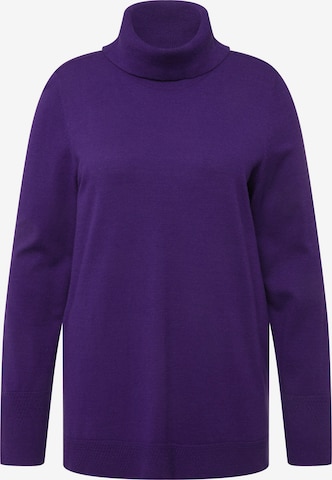 Pull-over Ulla Popken en violet : devant