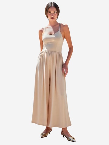 Combinaison 'Overalls' Bigdart en beige : devant