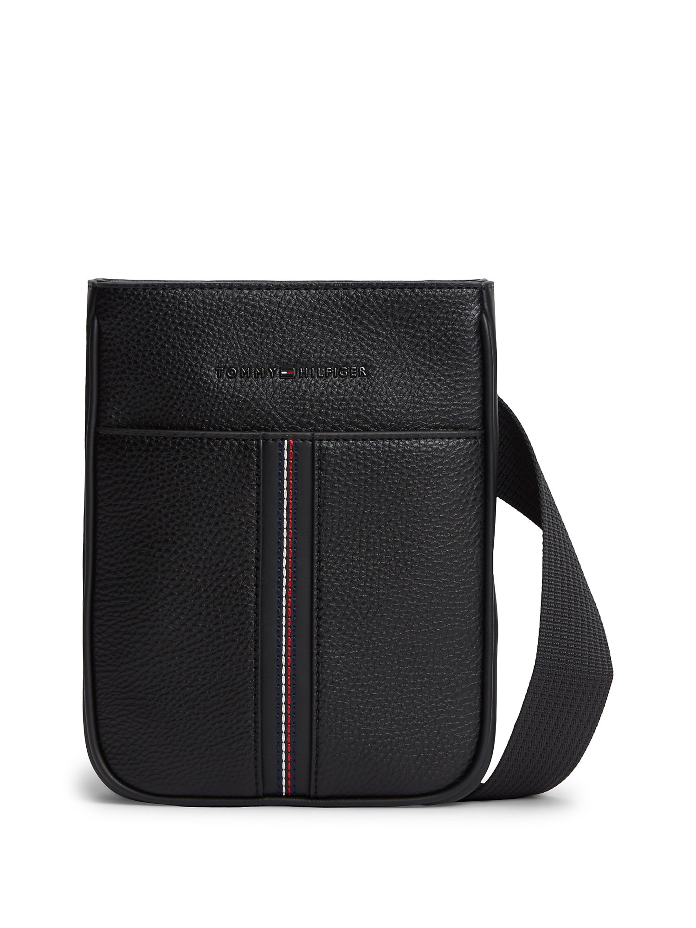 TOMMY HILFIGER Crossbody Bag in Black: front