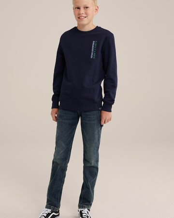 WE Fashion Sweatshirt in Blue