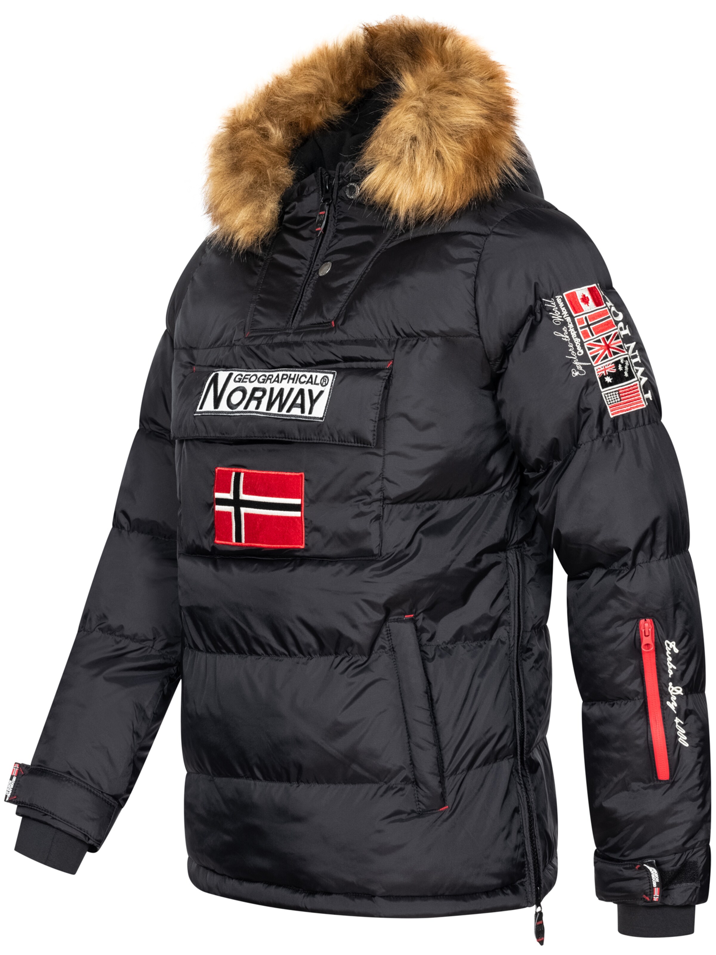 Veste d’hiver GEOGRAPHICAL NORWAY en noir