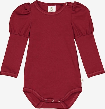 Müsli by GREEN COTTON Romper/bodysuit in Red: front