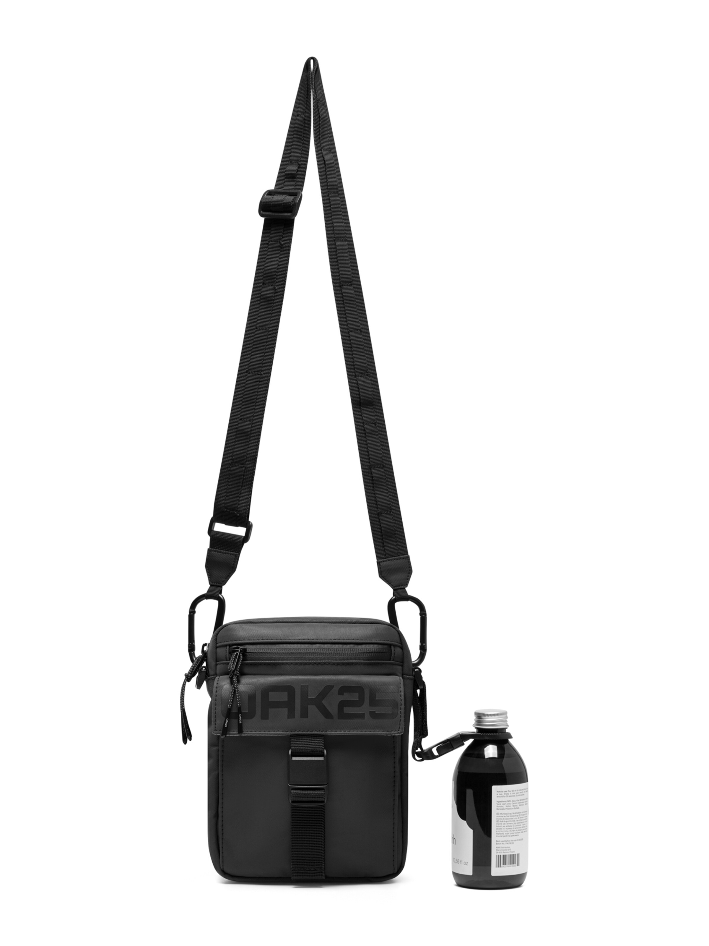 OAK25 Taška cez rameno 'Luminite Crossbody Bag' - Čierna