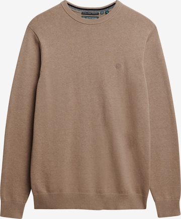 Superdry Trui 'Essentials' in Beige: voorkant