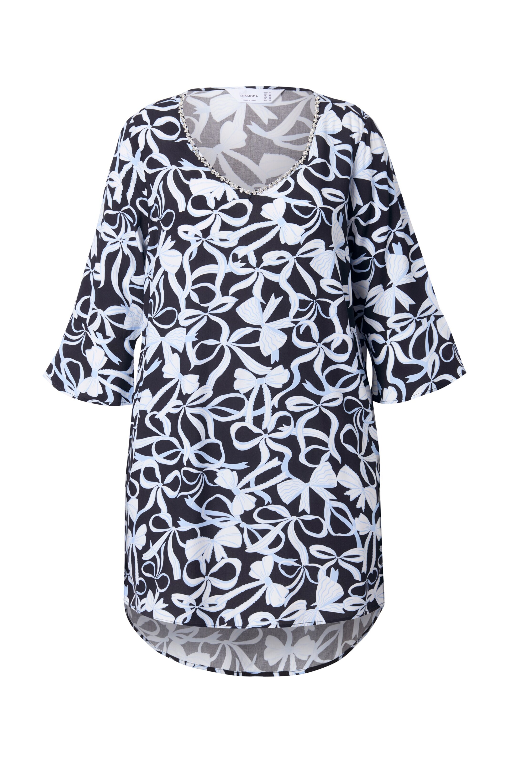 MIAMODA Tunika in Schwarz: Vorderseite