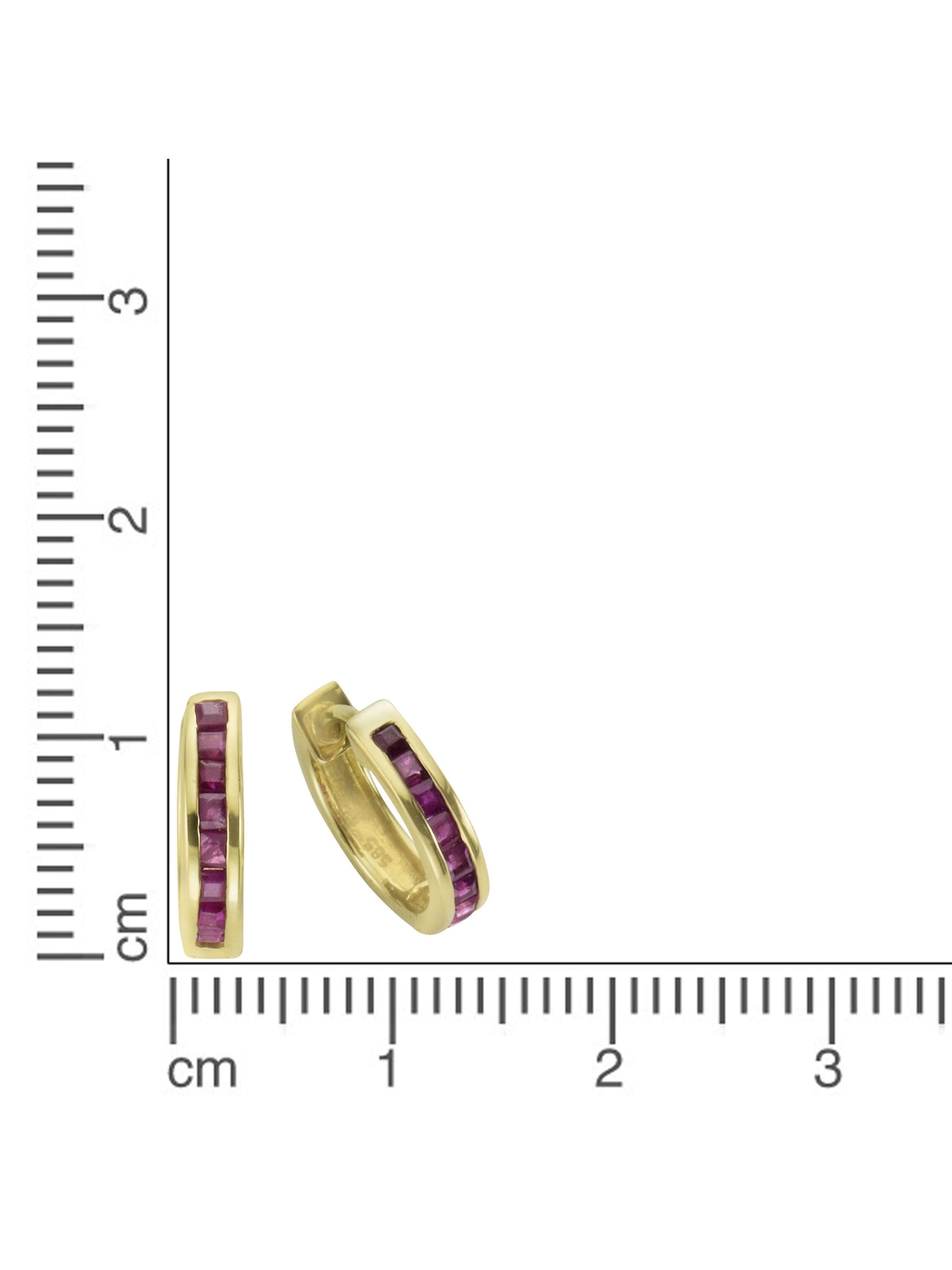 Boucles d'oreilles Fascination by Ellen K. en or : devant