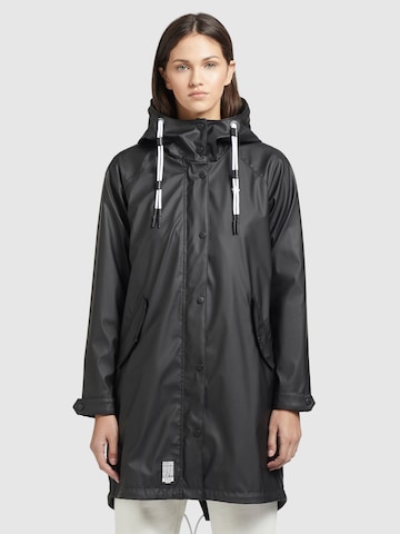 khujo Демисезонное пальто 'ODELIE' в Черный: спереди