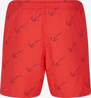 Karl Kani Swimming Trunks in Red