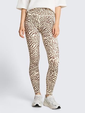 TOM TAILOR DENIM Skinny Leggings in Braun: Vorderseite