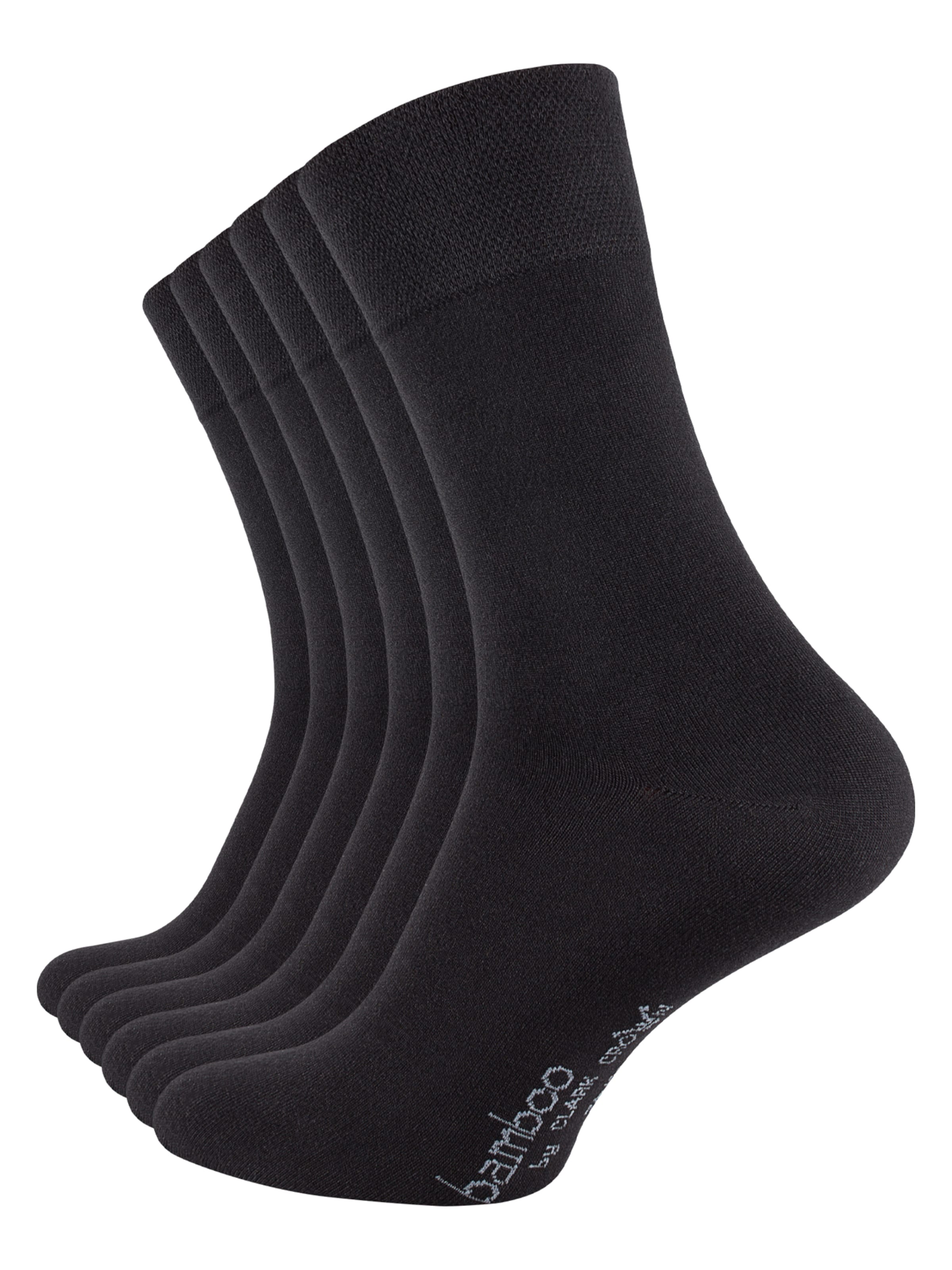 Calzino di Clark Crown in nero: frontale