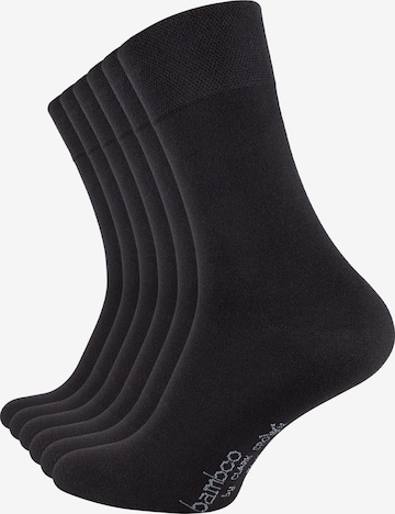 Chaussettes Clark Crown en noir : devant