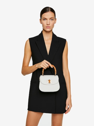 Borsa a mano di Gave Lux in bianco: frontale