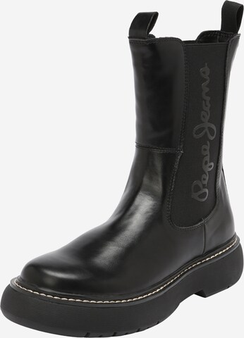 Pepe Jeans Chelsea boots 'Yoko' i svart: framsida