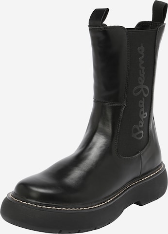 Pepe Jeans Chelsea boots 'Yoko' in Black: front