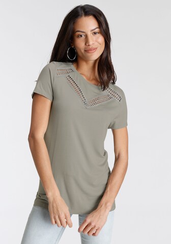 LAURA SCOTT Shirt in Grey: front