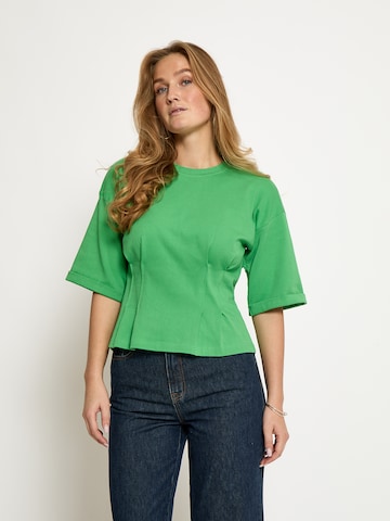 minus - Top 'Juniana' en verde: frente
