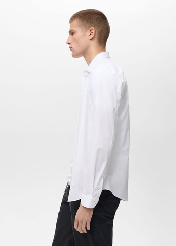 MANGO MAN Regular fit Button Up Shirt 'Palmar' in White