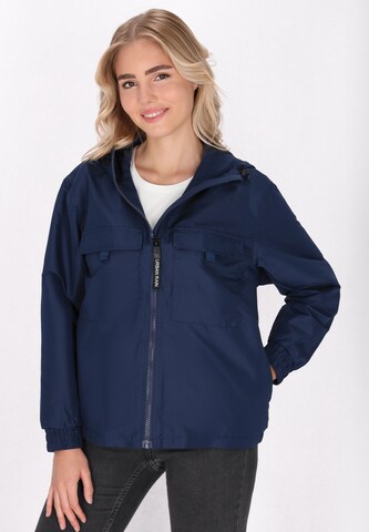 urban rain by Schmuddelwedda Between-season jacket in Blue: front