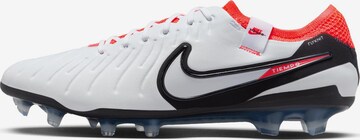 NIKE Soccer Cleats 'Tiempo Legend 10 Elite' in White: front
