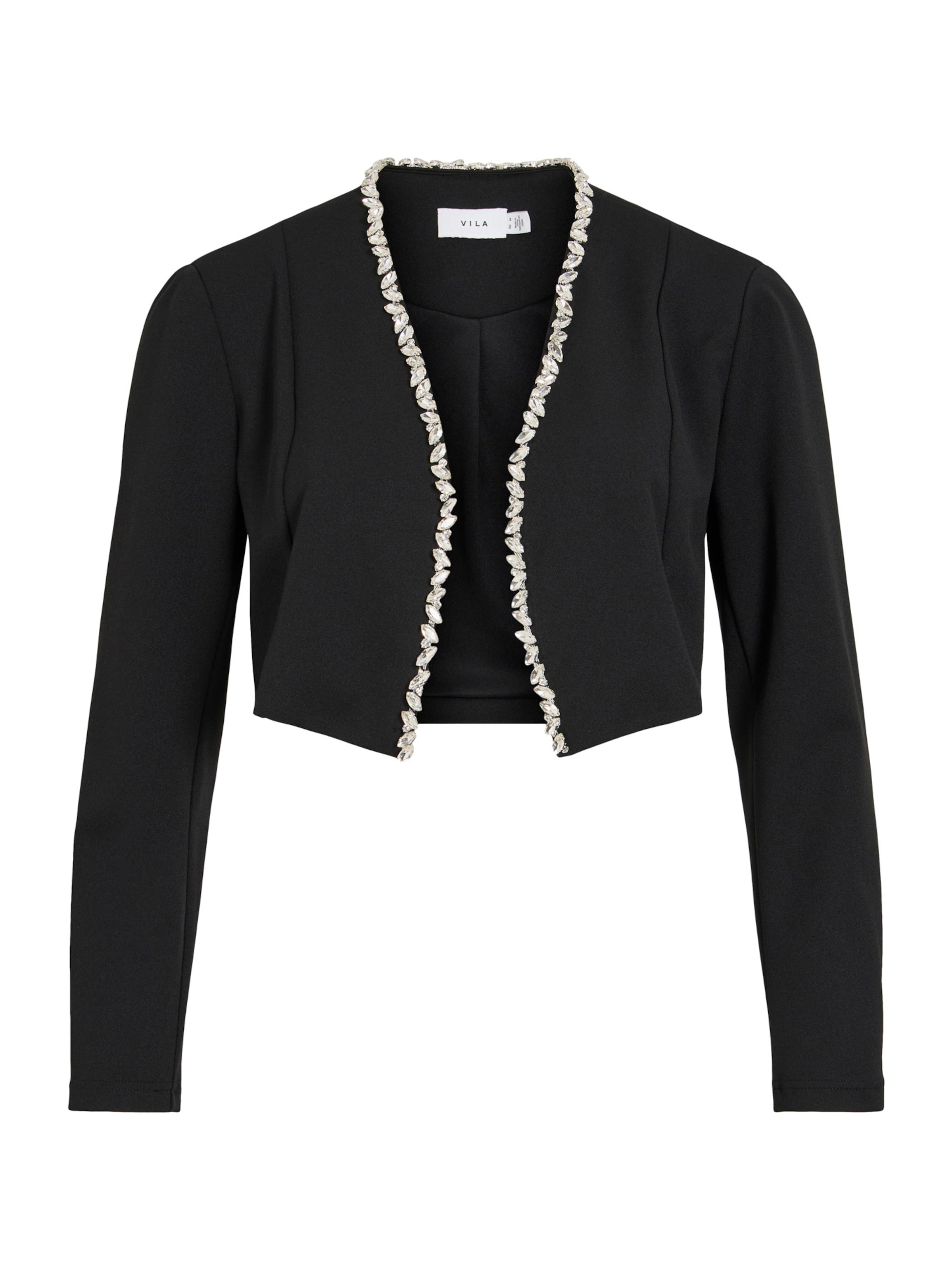 VILA Blazer 'VICLUA' in Black: front