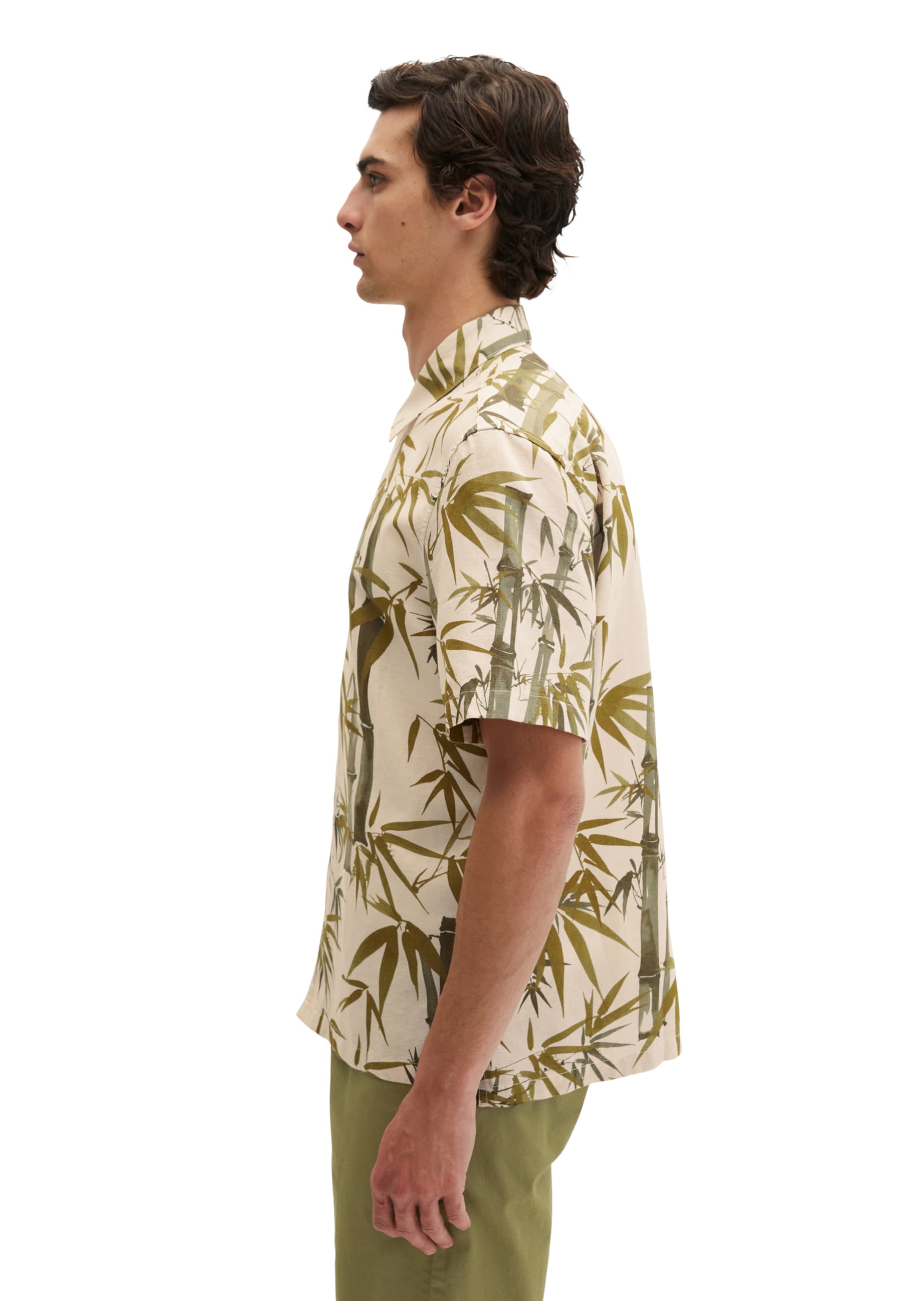 Marc O'Polo Regular fit Overhemd in Bruin