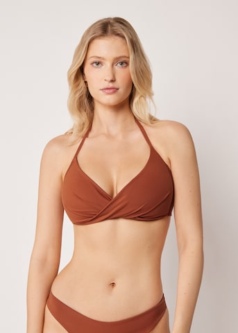 CALZEDONIA Bustier Bikinitop 'Premium Fit' in Braun