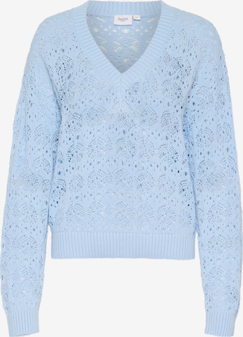 Pull-over 'Juna' SAINT TROPEZ en bleu : devant
