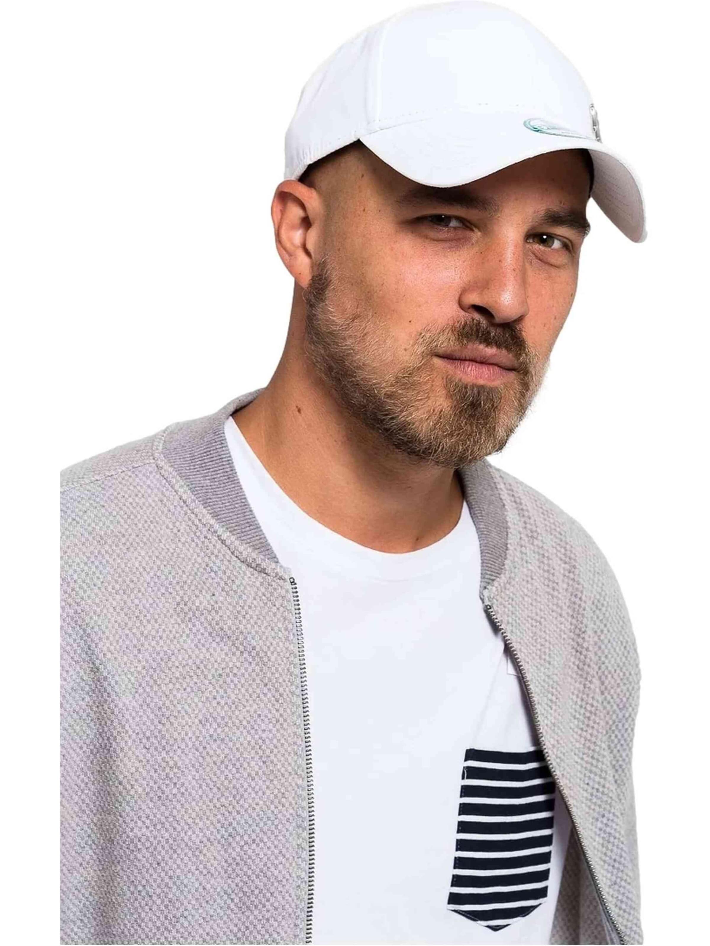 Cappello da baseball sportivo '11209938' di NEW ERA in bianco: frontale
