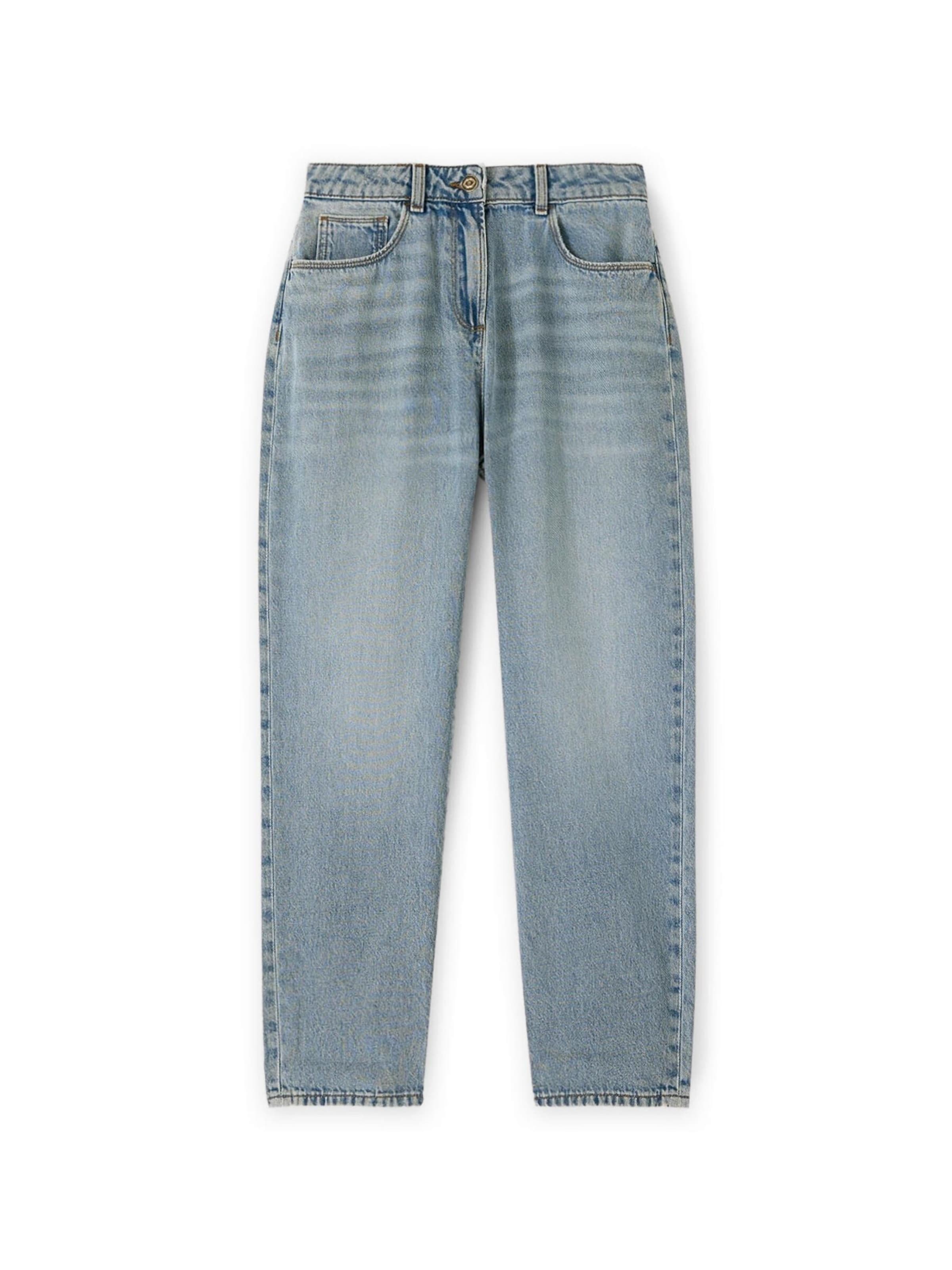 MOTIVI Loosefit Jeans in Blauw: voorkant
