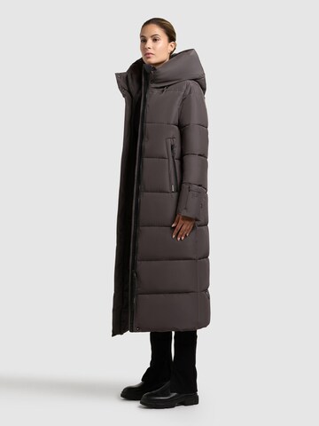 khujo Winter coat 'Soulani5 Matt' in Grey