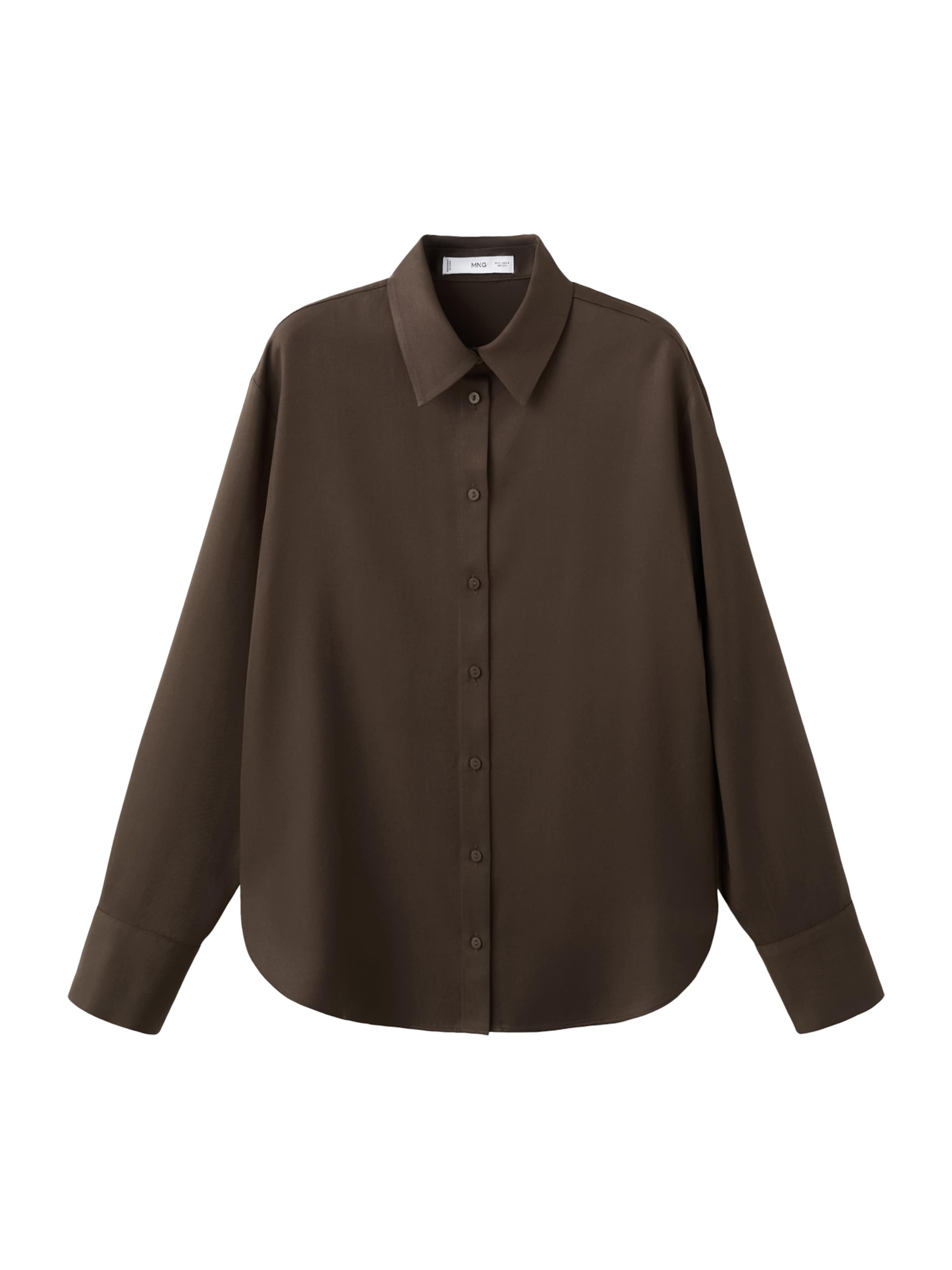 MANGO Blouse 'LIMA' in Bruin: voorkant