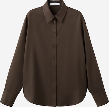 MANGO Bluse 'LIMA' in Braun: Vorderseite