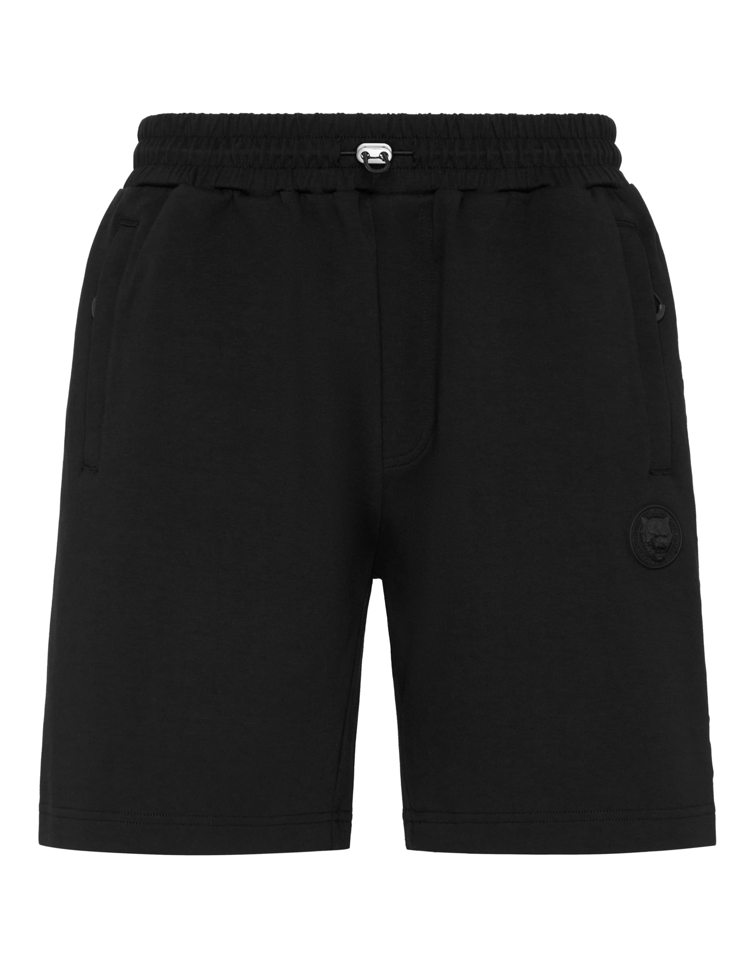 Regular Pantalon Plein Sport en noir : devant