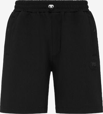 regular Pantaloni di Plein Sport in nero: frontale