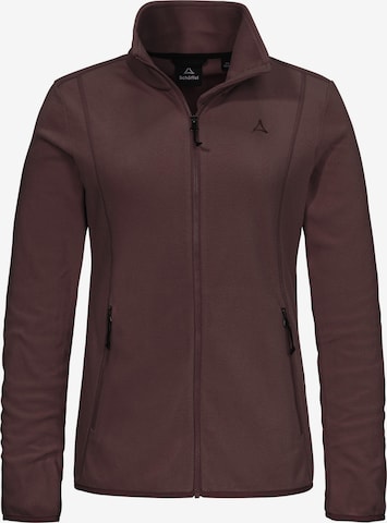 Veste en polaire fonctionnelle Schöffel en violet : devant