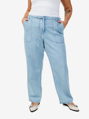 mėlyna Zizzi Laisvas Džinsai: priekis