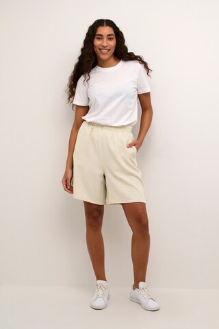 Kaffe Loosefit Bukser 'Elise' i beige