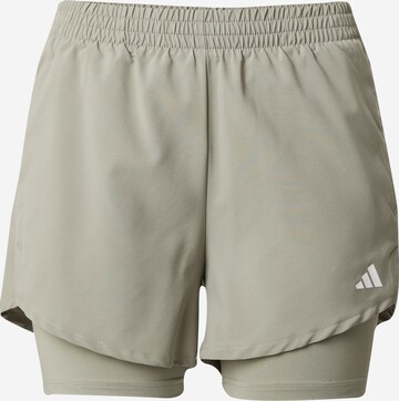 ADIDAS PERFORMANCE Workout Pants 'Minimal Made For Training' in Green: front