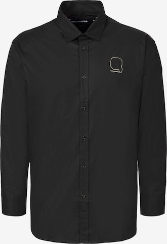 Karl Lagerfeld - Camisa em preto: frente