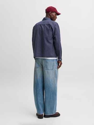 Fit confort Chemise business 'JORFrederiksberg' JACK & JONES en bleu