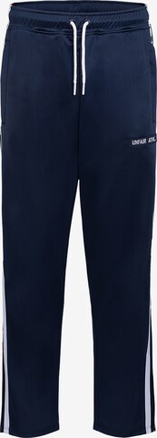 Unfair Athletics Loosefit Sportbroek in Blauw: voorkant