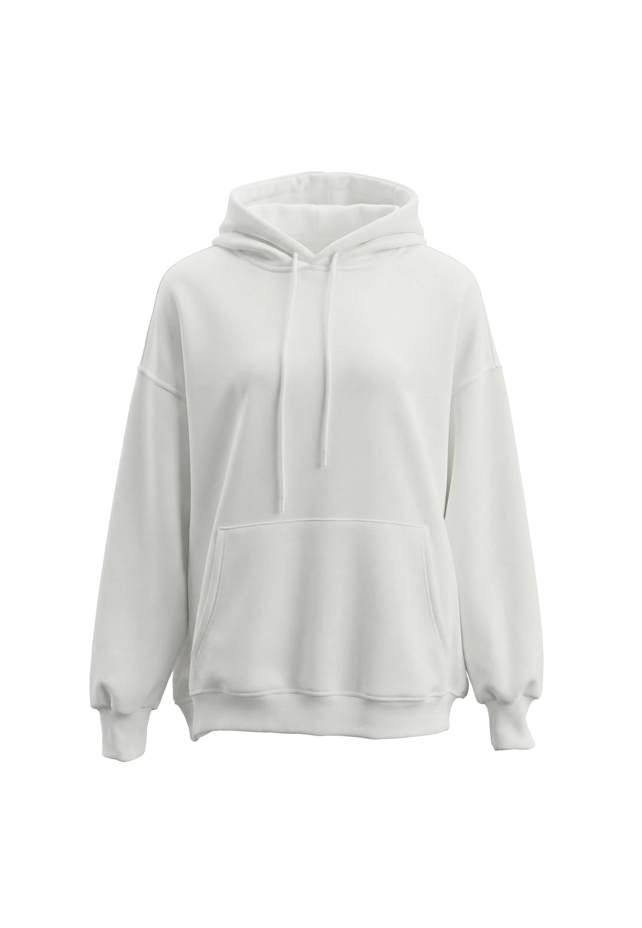 MYMO - Sudadera en blanco: frente
