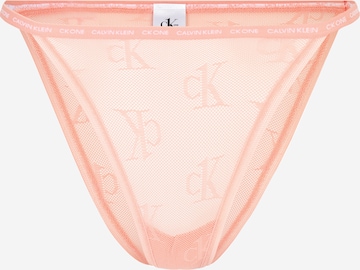 Calvin Klein Underwear Kalhotky – oranžová: přední strana