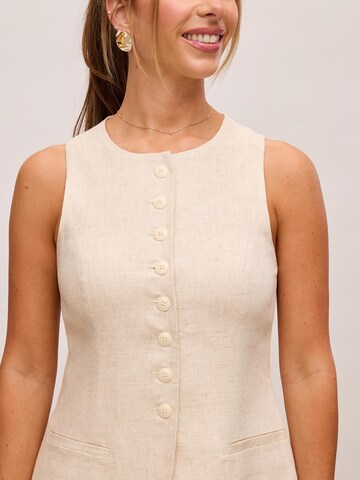 noar studios Γιλέκο κουστουμιού σε μπεζ