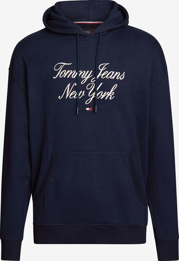 Tommy Jeans Sweatshirt in dunkelblau / kirschrot / weiß, Produktansicht