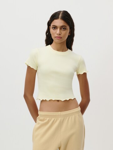 LeGer by Lena Gercke Футболка 'Teresa' в Желтый: спереди