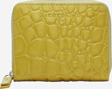 Liebeskind Berlin Wallet in Yellow: front